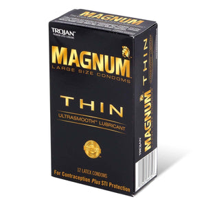 Trojan Magnum Thin 62/55mm 12's Pack Latex Condom-Condom-B.D. Beloved
