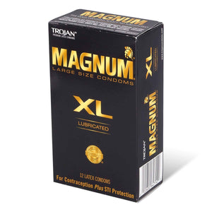 Trojan Magnum XL Extra Large 64/58mm 12's Pack Latex Condom-Condom-B.D. Beloved