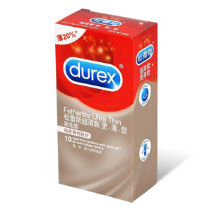 Durex Fetherlite Ultra Thin 10's Pack Latex Condom-Condom-B.D. Beloved