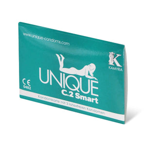 Kamyra Non-Latex Unique C.2 Smart 3's Synthetic Condom-Condom-B.D. Beloved