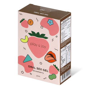 PLAY & JOY ORAL SEX GEL 30ml (Strawberry Flavour)-Lubricant-B.D. Beloved