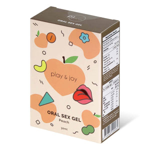 PLAY & JOY ORAL SEX GEL 30ml (Peach Flavour)-Lubricant-B.D. Beloved
