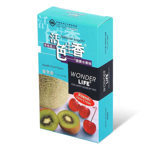 Wonder Life Health Fruit Flavor 12's Pack Latex Condom-Condom-B.D. Beloved