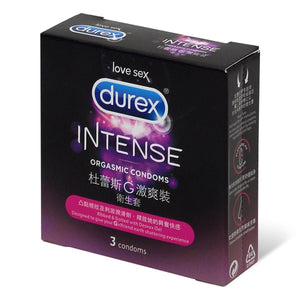 Durex Intense Orgasmic Condoms 3's Pack Latex Condom-Condom-B.D. Beloved