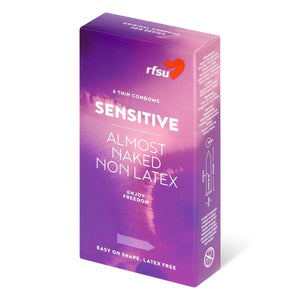 RFSU Sensitive 6's Pack 58mm Non-Latex PU Condom-Condom-B.D. Beloved