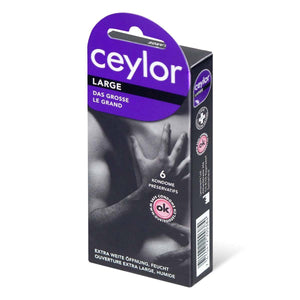Ceylor Large 55mm 6's Pack Latex Condom-Condom-B.D. Beloved