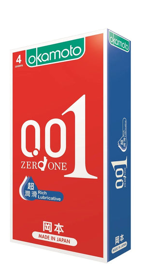Okamoto 0.01 Hydro PU Rich Lubricative 4's Condom-Condom-B.D. Beloved