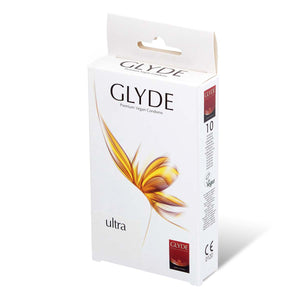 Glyde Vegan Condom Ultra 10's Pack Latex Condom-Condom-B.D. Beloved