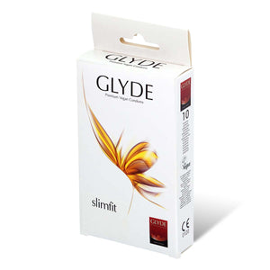 Glyde Vegan Condom Slimfit 49mm 10's Pack Latex Condom-Condom-B.D. Beloved