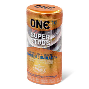 ONE Super Studs 12's Latex Condom-Condom-B.D. Beloved