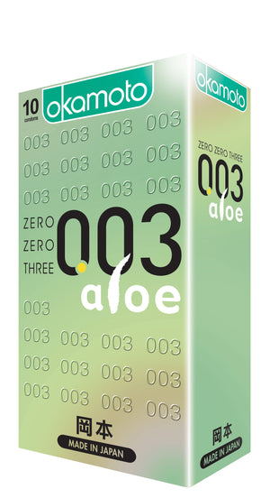 Okamoto 0.03 Aloe 10's Condom-Condom-B.D. Beloved