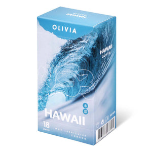 Olivia Hawaii Aqua 18's Pack Latex Condom-Condom-B.D. Beloved