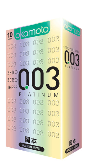 Okamoto 0.03 Platinum 10's Condom-Condom-B.D. Beloved