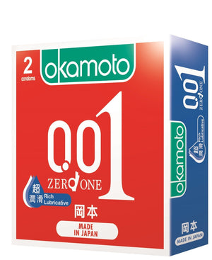 Okamoto 0.01 Hydro PU Rich Lubricative 2's Condom-Condom-B.D. Beloved